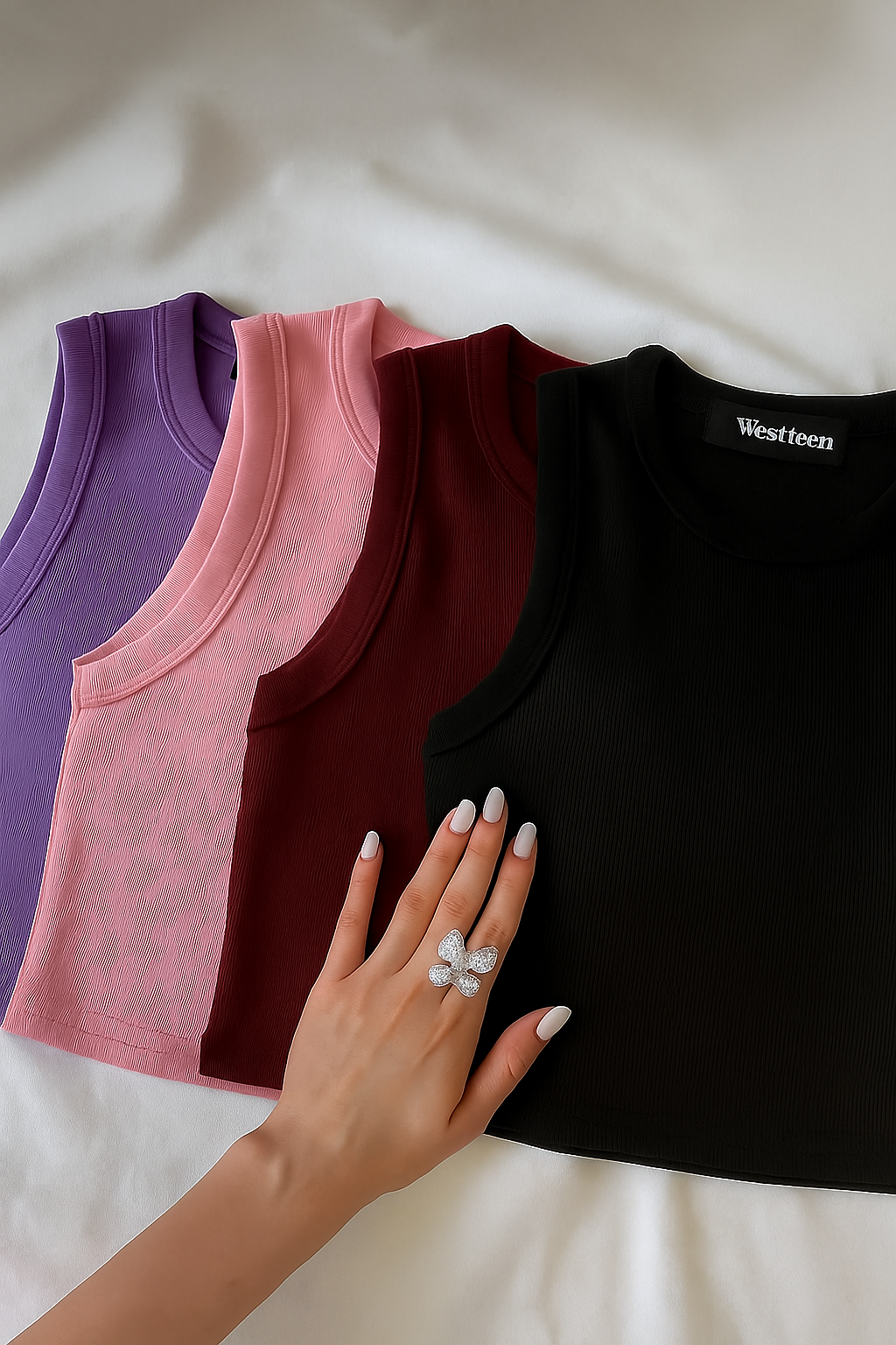 Westteen Sleeveless Tank Top Pack of 4