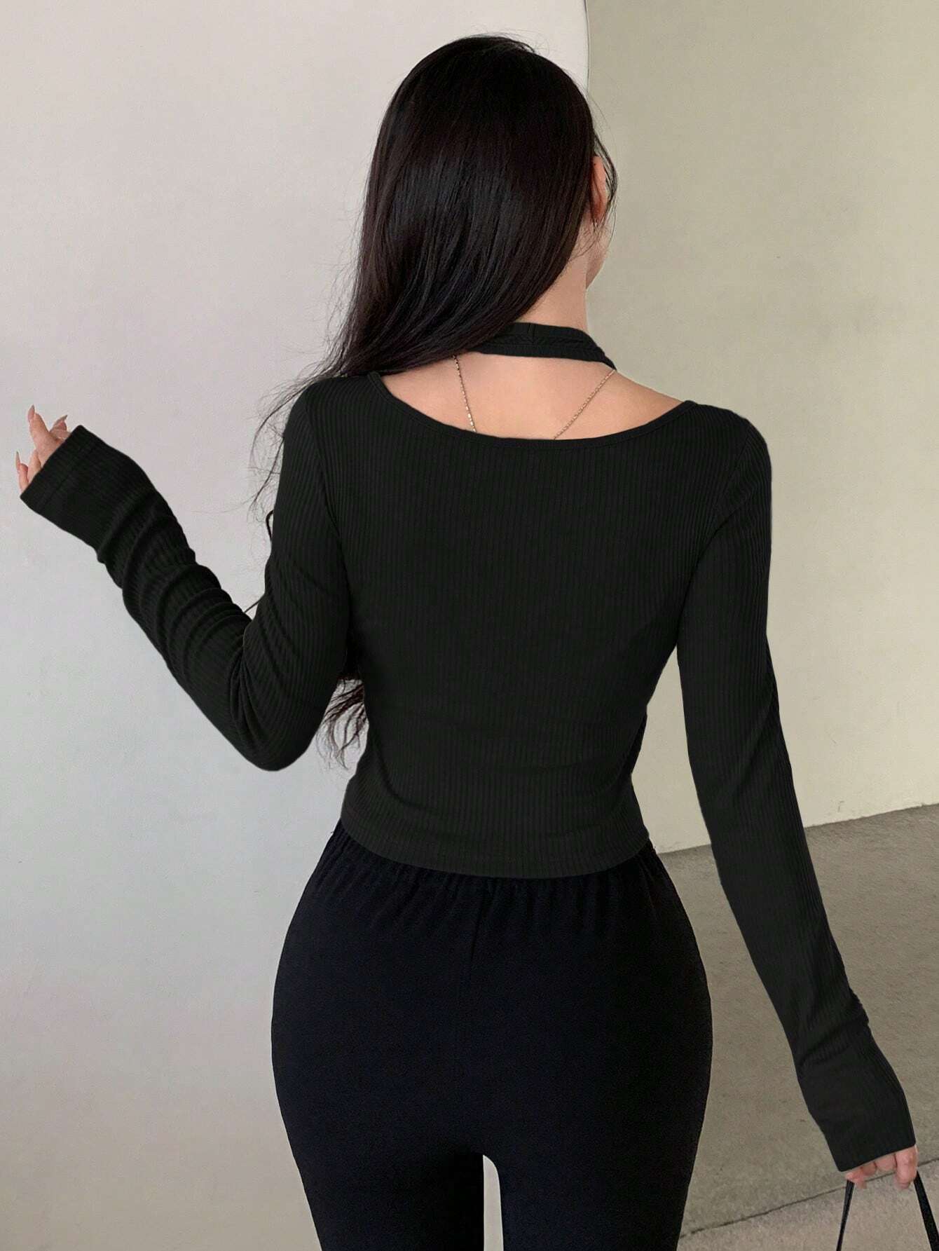 WESTTEEN SUNSET CROP BLACK