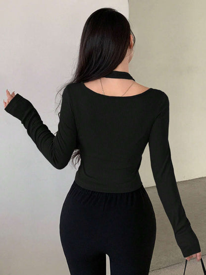 WESTTEEN SUNSET CROP BLACK