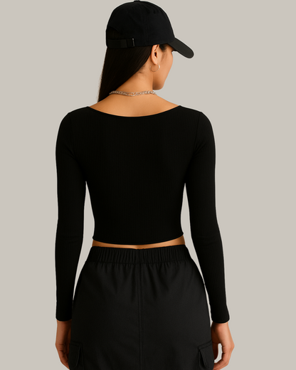 Westteen Aesthetic Summer Zipper Top"