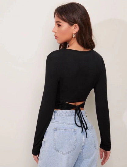 WESTTEEN BACK CROP TOP