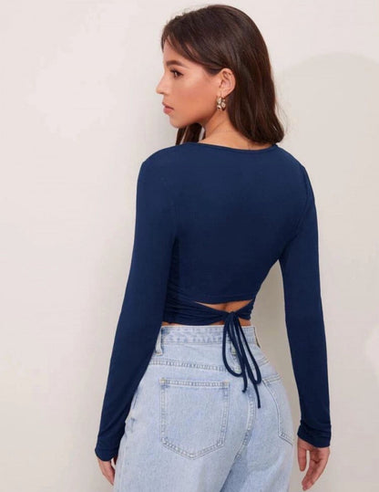 WESTTEEN BACK CROP TOP