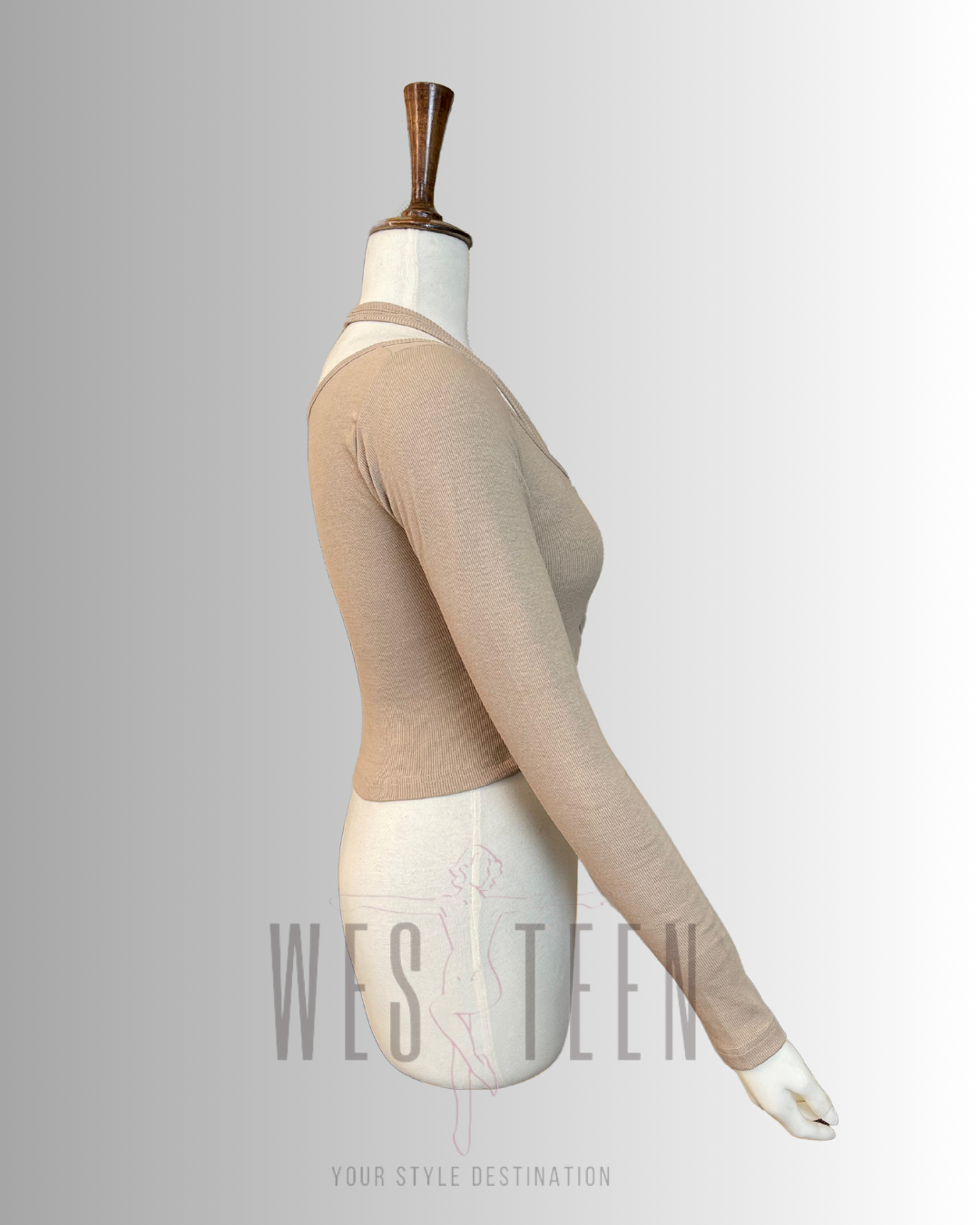 WESTTEEN SUNSET GLAM BANDAGE CROP